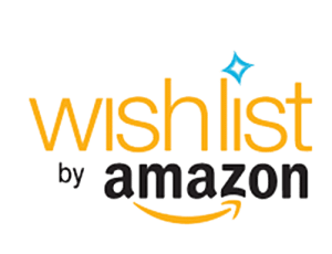 Amazon wish list icon with link
